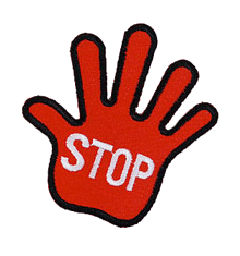 RED STOP HAND